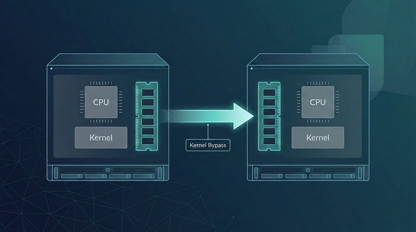 Kernel bypass between two hosts